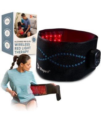 Red Light Therapy Belt – Wireless 660nm 850nm Infrared Light Therapy Belt for Belly Fat, Hips & Pain Relief, Heating Pad Wrap