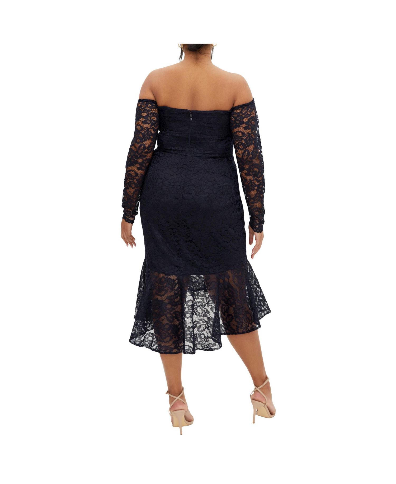 Plus Size Athena Lace Dress