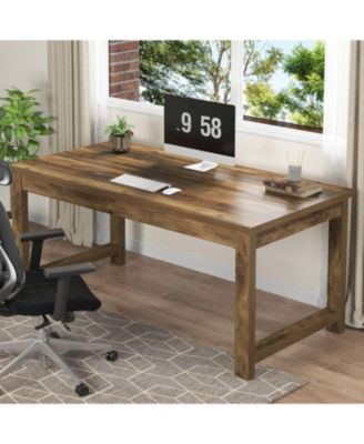 Modern Computer Desk, 63 x 31.5 inch Large Office Desk Computer Table Study Writing Table