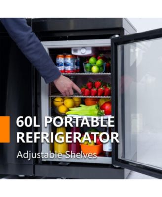 6-Burner Outdoor Kitchen Island Grill Set with Refrigerator, Sink & Granite Tops