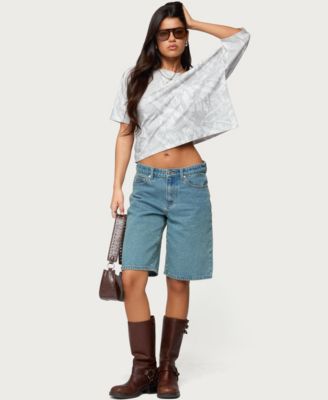 Women's Davida Off Shoulder Camo Top