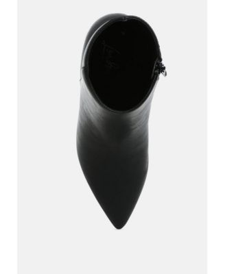 Womens Migelo Faux Leather Ankle Boots Women