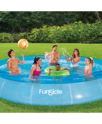 12'x30" Sea-Thru QuickSet Inflatable Ring Top Outdoor Above Ground Pool