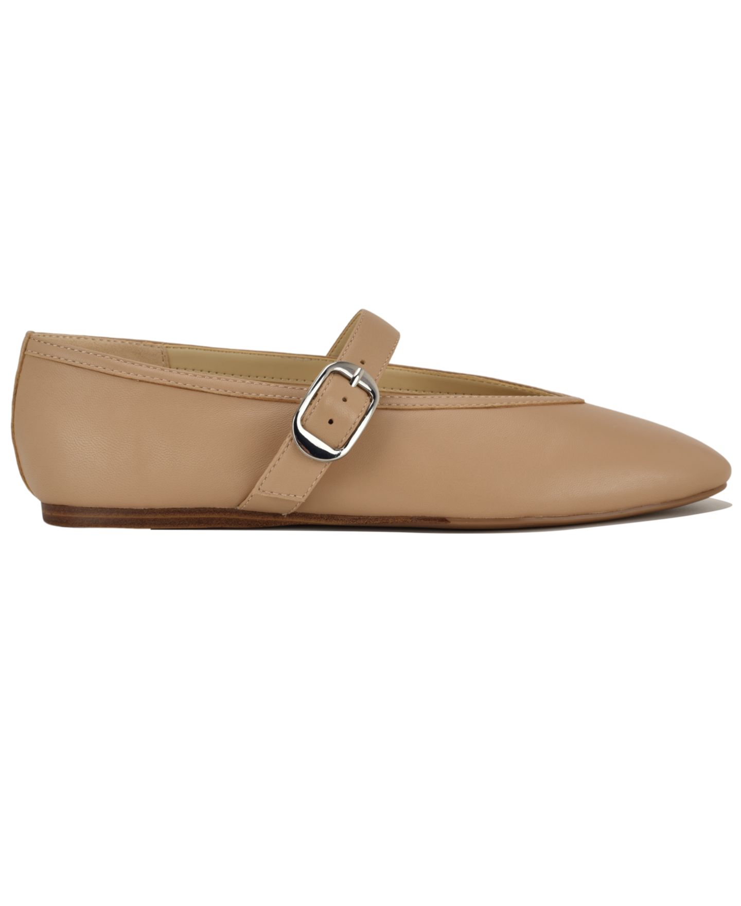 Женские балетки Nine West Vancee Mary Jane, цвет: Рыжевато-коричневый кожаный — фото 2