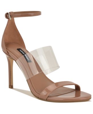 Women's Vallie Strappy Vinyl Stiletto Sandals