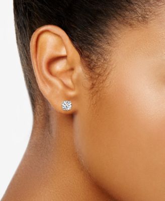 Diamond Stud Earrings (1-3/8 ct. t.w.) in 14k White Gold