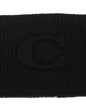 Women's Embossed C Knit Headband