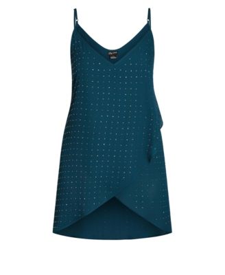 Plus Size Hi Lo Shine Cami