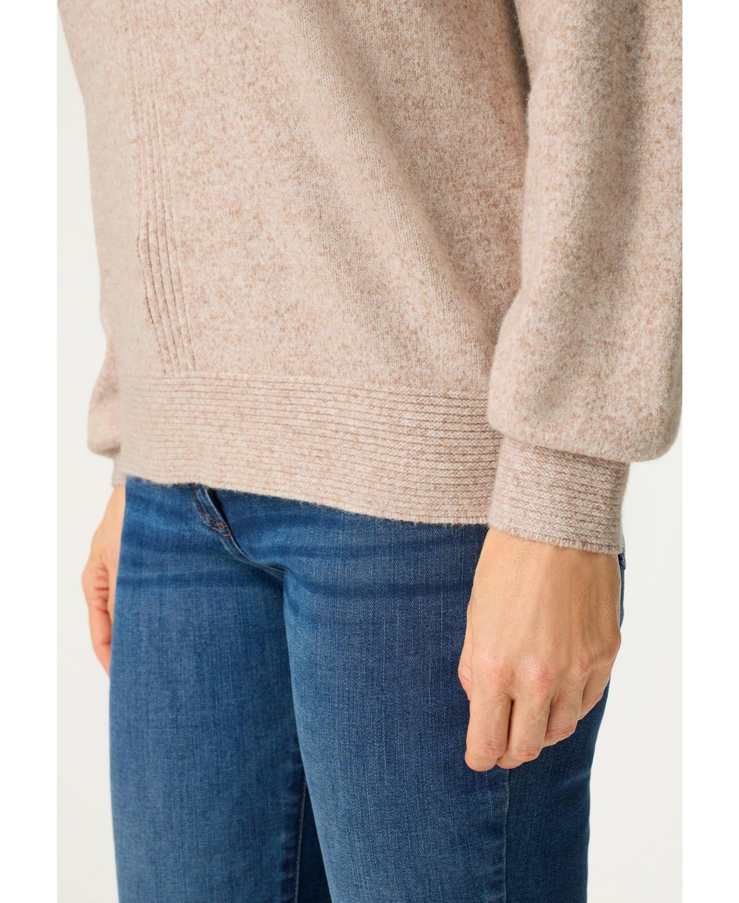 Women's Melange Knit Sweater