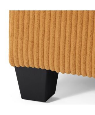  68.5" Corduroy Upholstered Indoor Chaise Lounge Chair