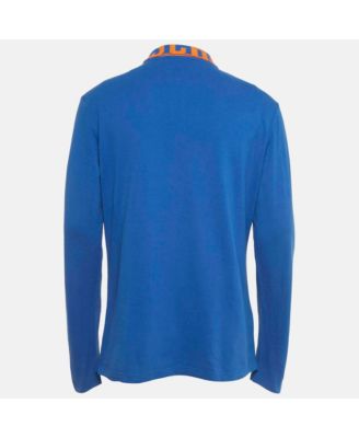 Men's Cotton Pique Long Sleeve Polo T-Shirt
