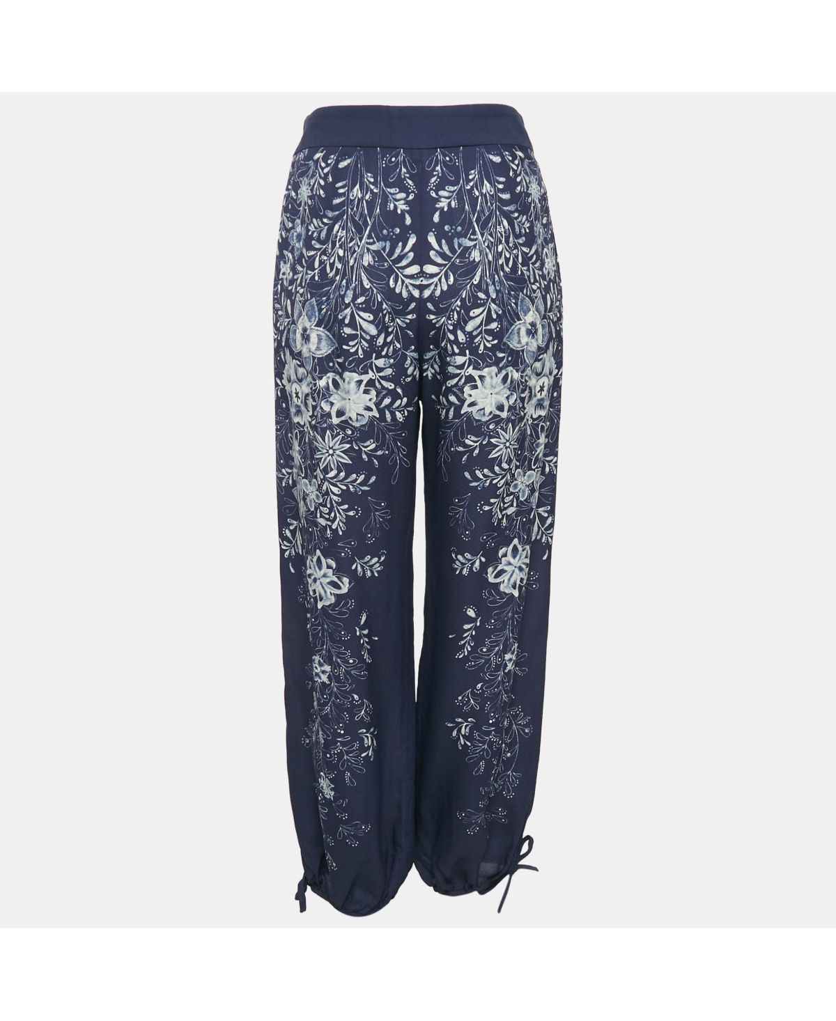 Pre-Owned Chloé Floral Print Crepe Harem Pants