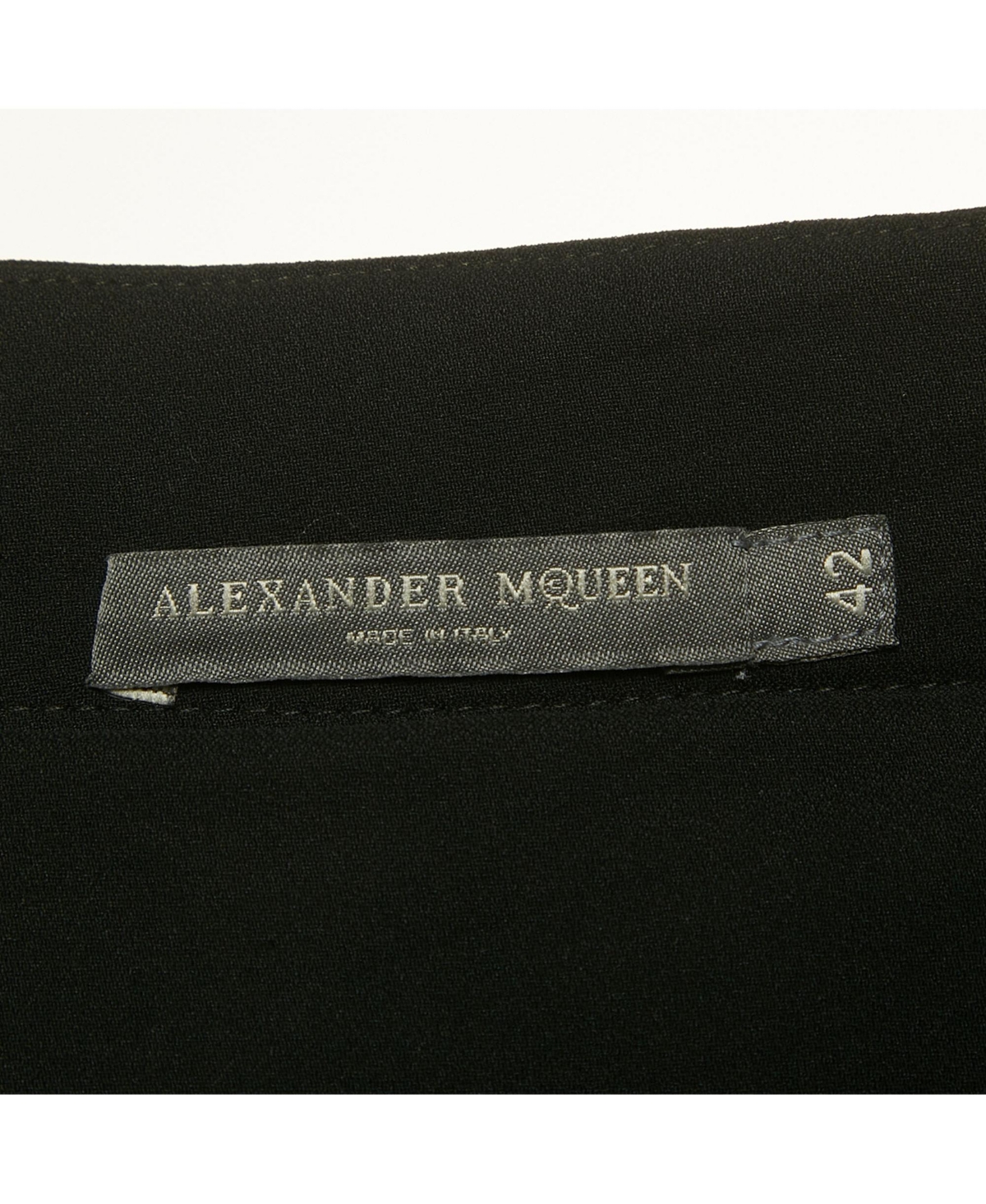 Pre-Owned Alexander Mcqueen Women's Crepe Pleated Detail Trousers