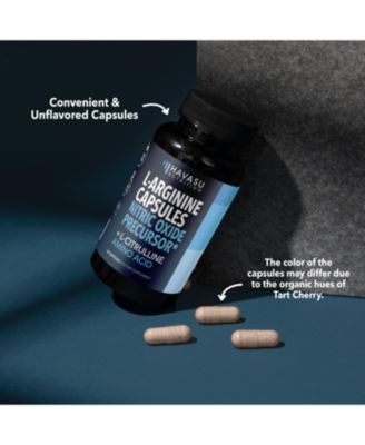 L-Arginine Capsules for Men's Stamina, Endurance & Performance, 60ct