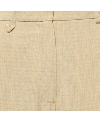Women's Silk Blend High Rise Le Papier Trousers
