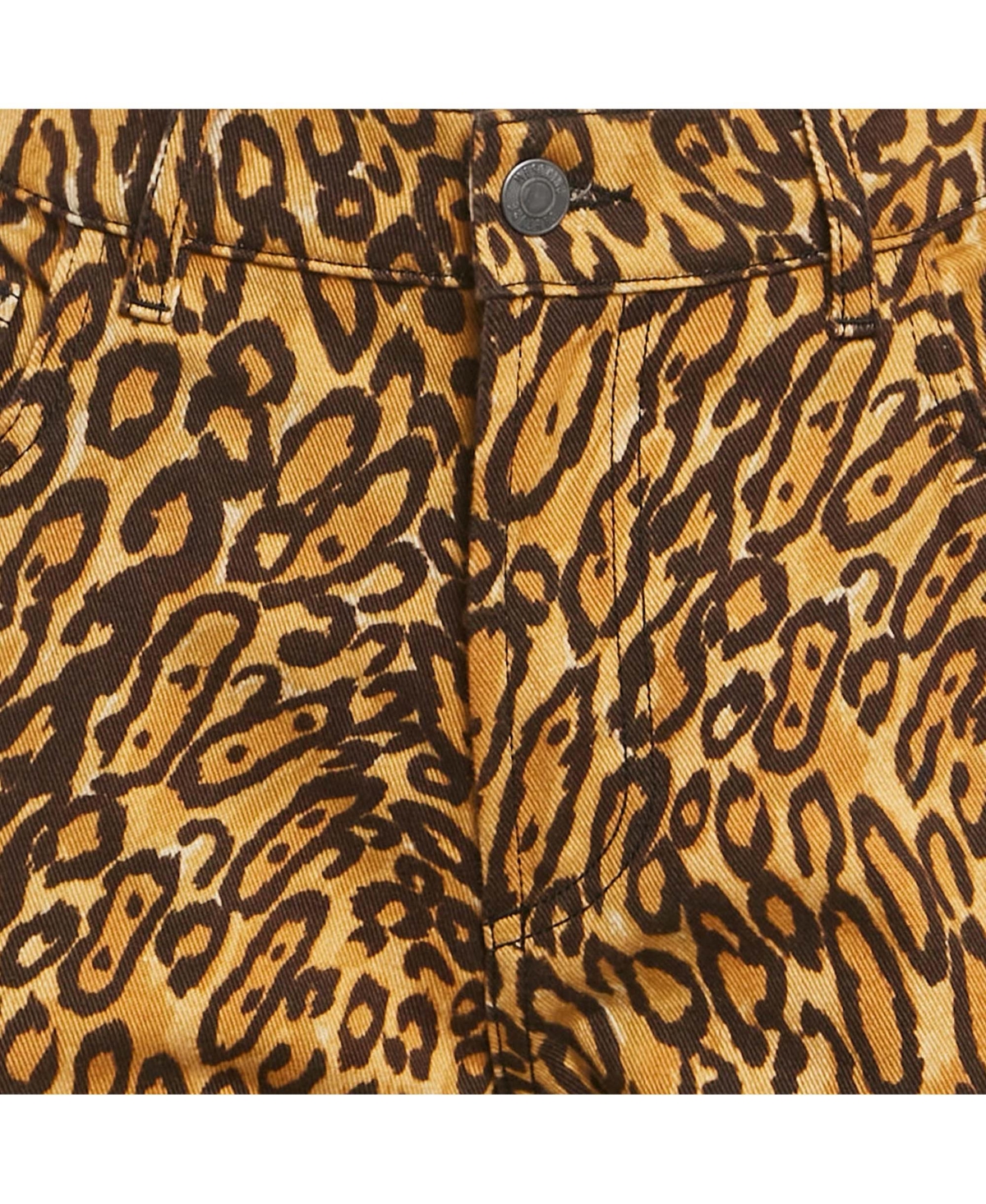 Pre-Owned Moschino Women's Couture Leopard Print Cotton Pants