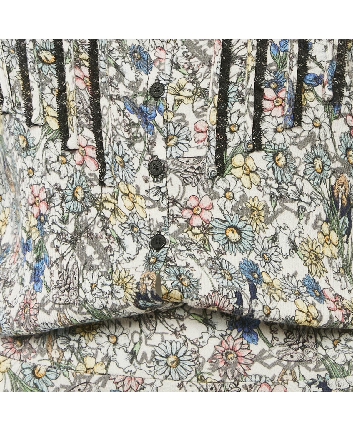 Pre-Owned Zadig & Voltaire Women's Multicolor Floral Printed Chiffon Mini Dress