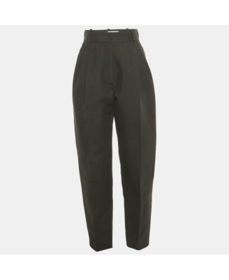 Women's Cotton And Silk Tailored Trousers