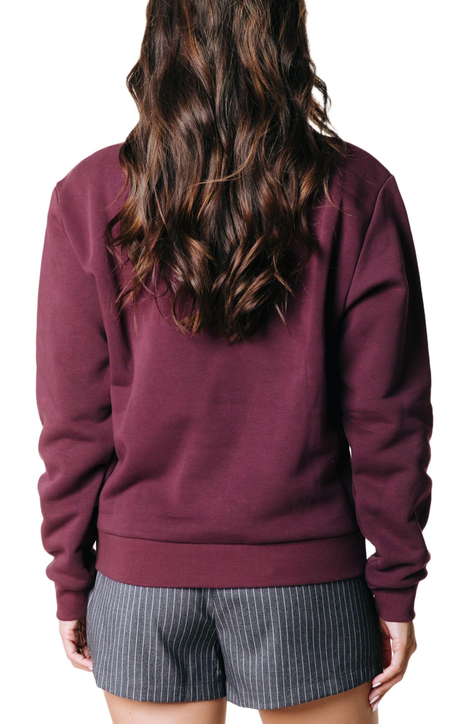Women's Logo Wave Puff Relaxed Sweat Port Red