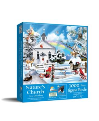 SunsOut Nature's Church 1000 piece Jigsaw Puzzle for Adults Christmas ...