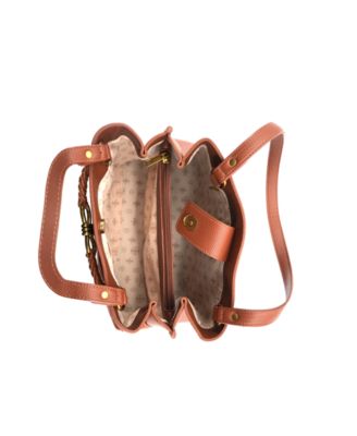 Velvet Bow Knot Medium Satchel Bag