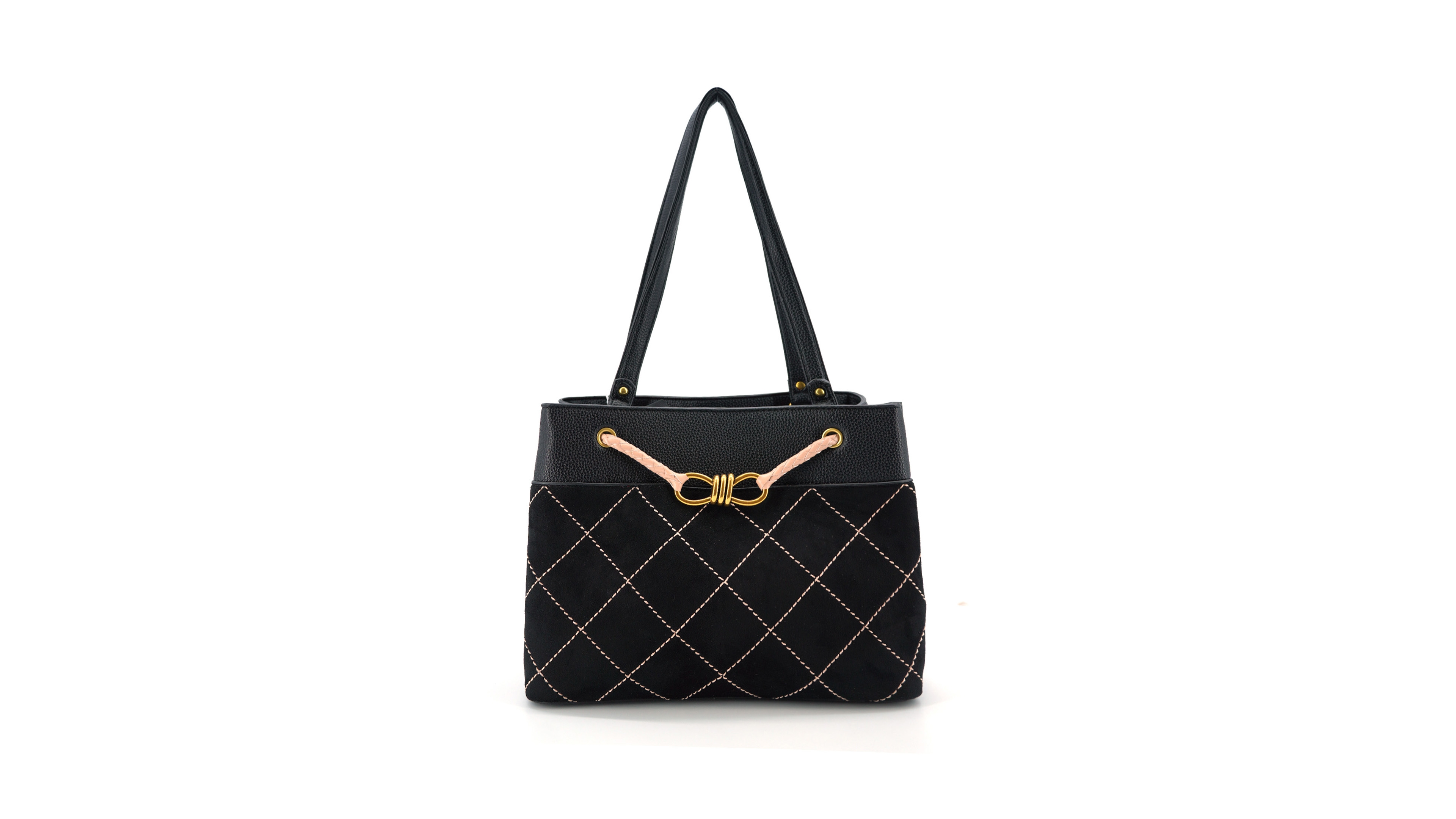 Like Dreams Velvet Bow Knot Medium Tote Bag