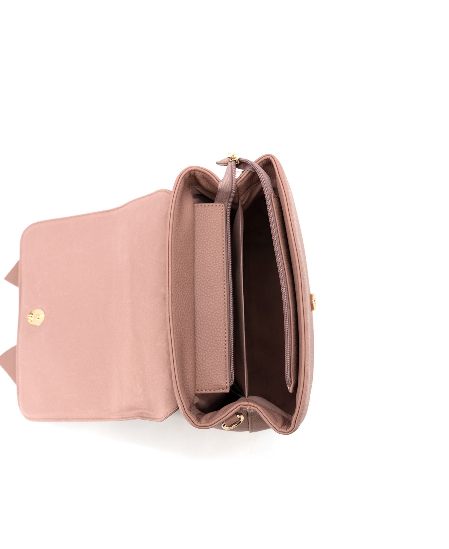 Noble Cross-Bow Embossed Small Satchel Bag