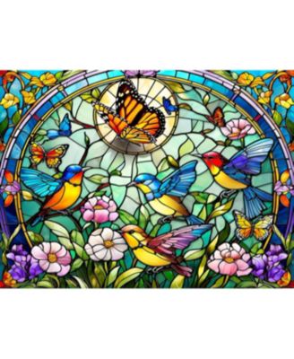 Songbirds and butterflies 1000 piece Jigsaw Puzzle for Adults