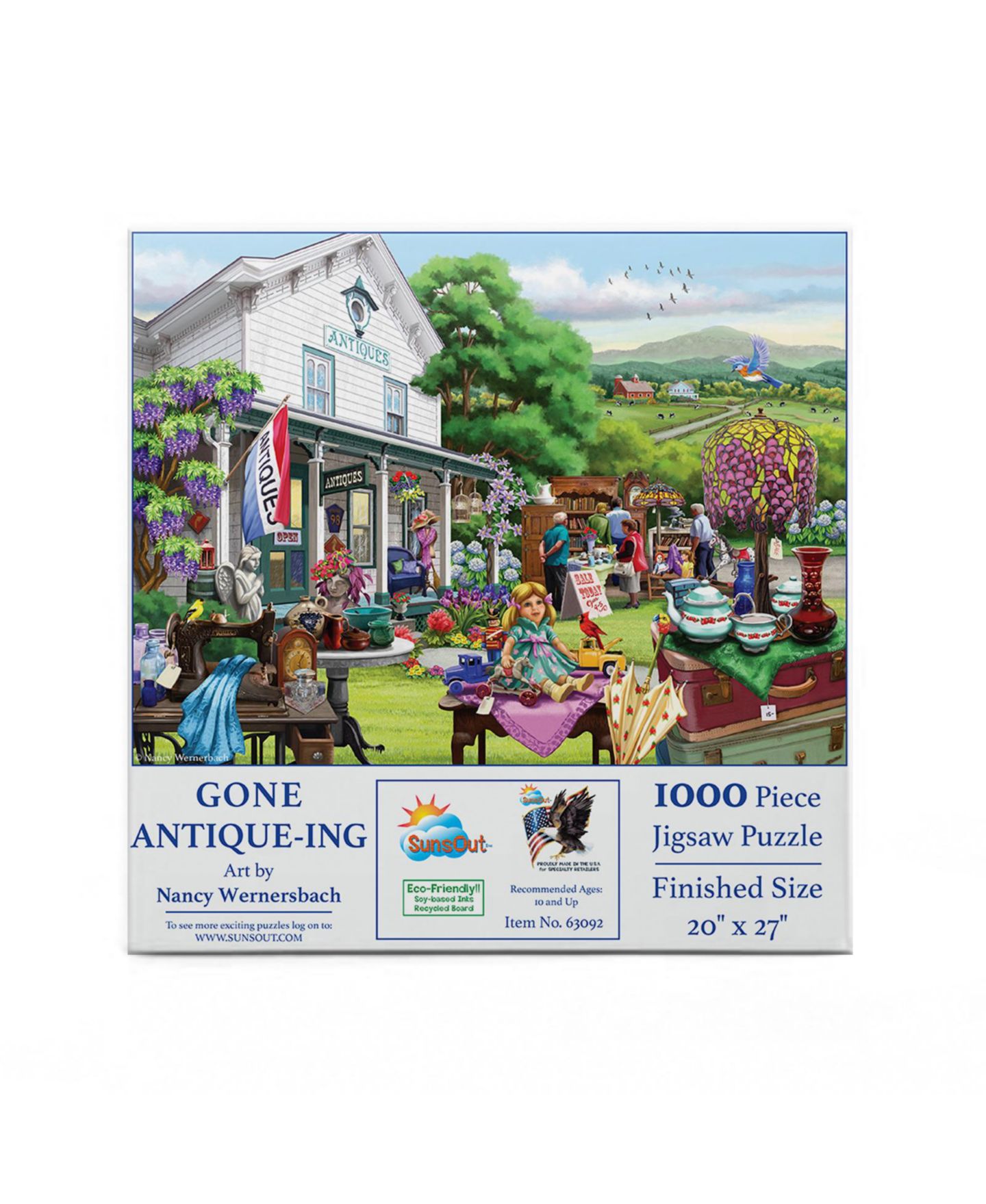 Детский пазл SunsOut Gone Antique-ing 1000 piece Jigsaw Puzzle for Adults — фото 2