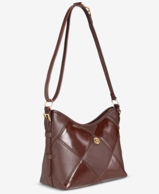 Pieced Soft Shoulder Bag, Exclusively at Macy's 