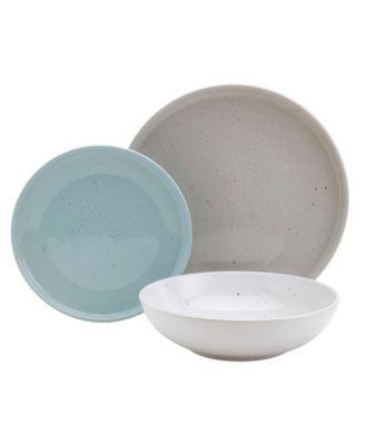 Speckled Assorted 12 Pc. Dinnerware Set, Service for 4, Exclusively at Macy's