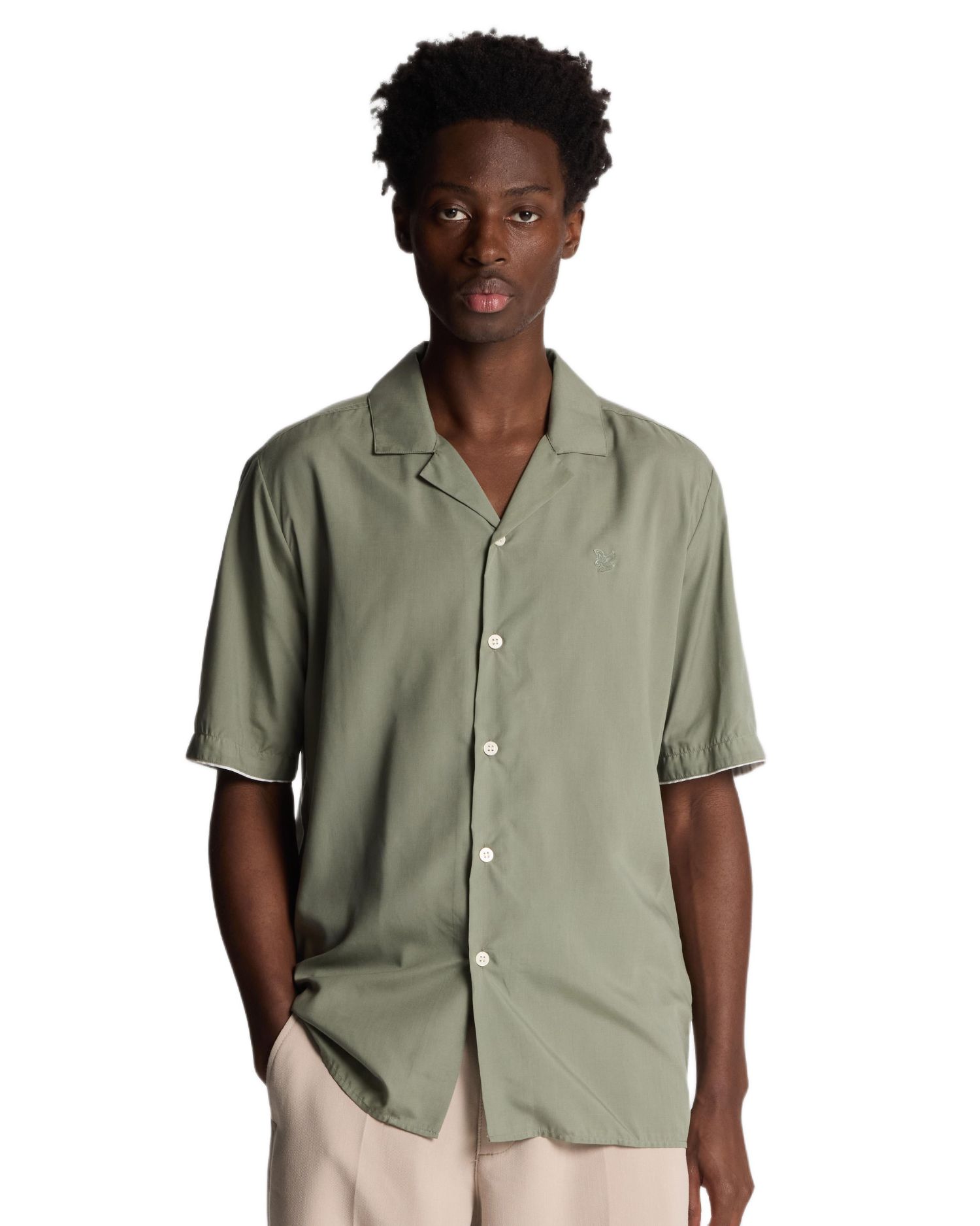 Men's Contrast Cuff Shirt