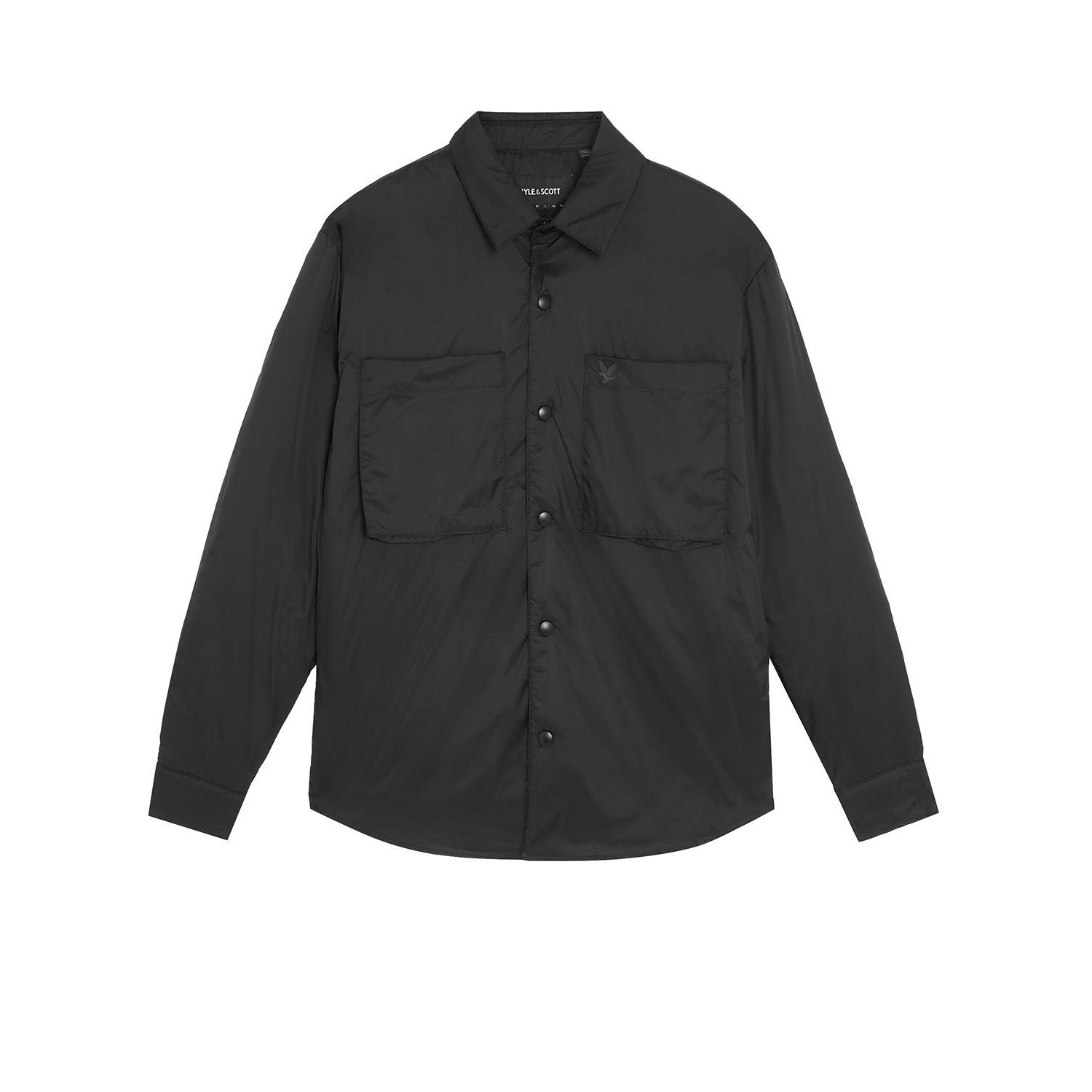 Men's Long Sleeve Collared Insulated Overshirt