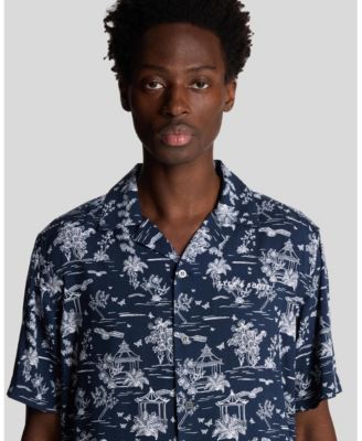 Men's Botanical Garden Print Resort Shirt