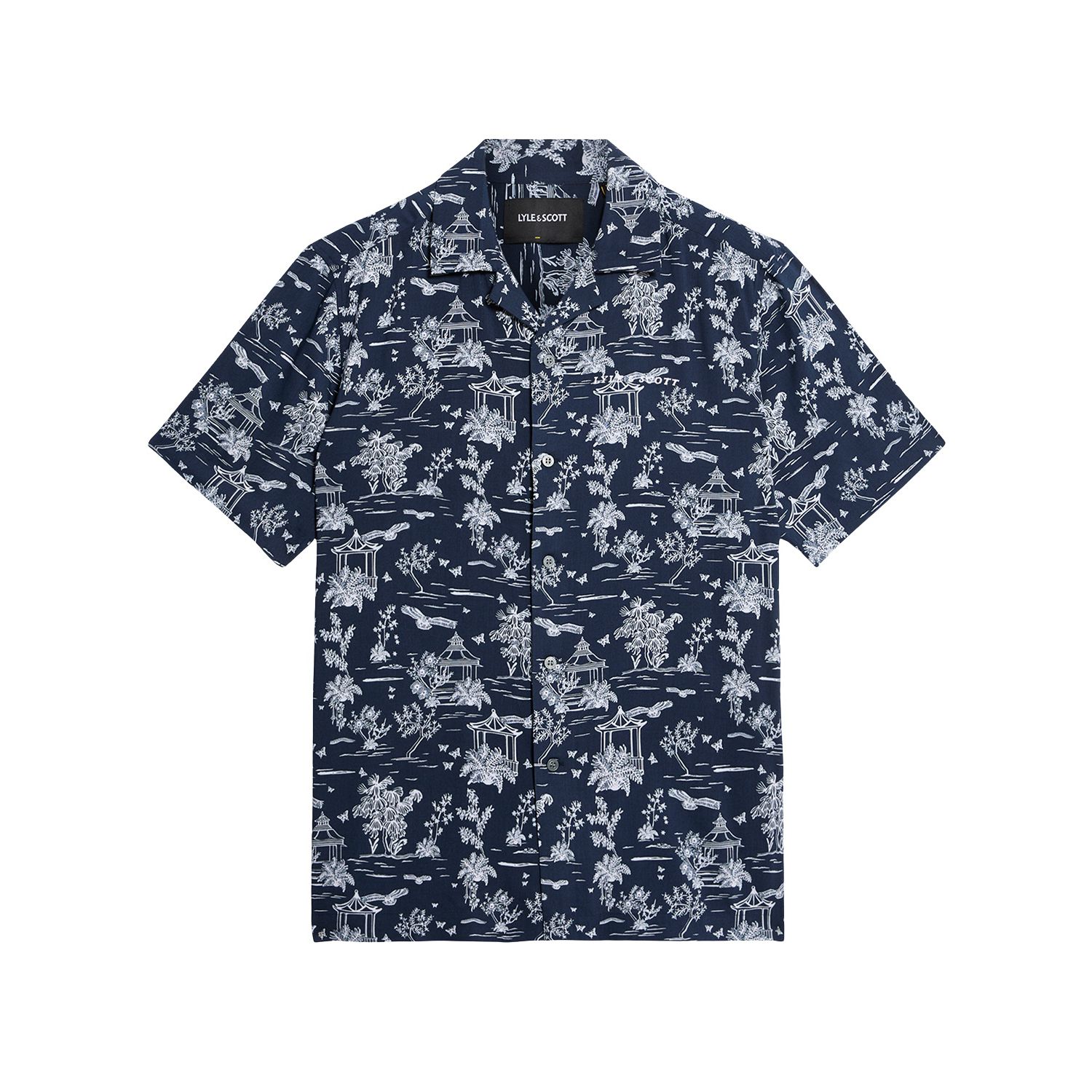 Men's Botanical Garden Print Resort Shirt