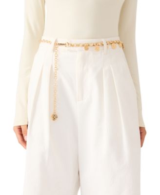 Women's Coin Dangle Chain Belt