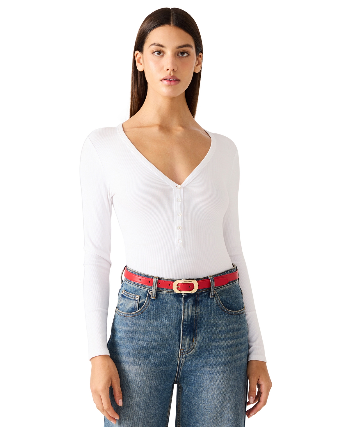 Steve Madden Women's Faux Suede 3-Pc Wide Reversible Belt