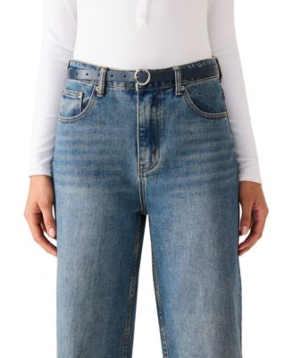 Women's Faux Suede 3-Pc Wide Reversible Belt