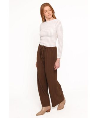 Women's Davis Pleated Knit Pant