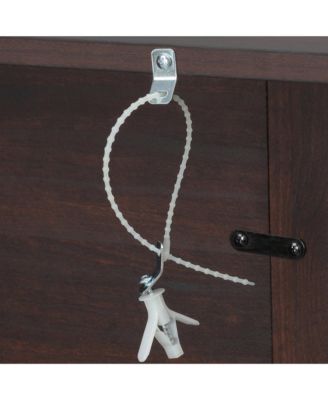 32" 1400W Electric Fireplace Mantel w/ Realistic LED Log Heater