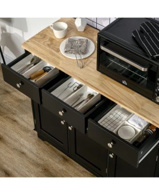 Buffet Cabinet, Bar Cabinet with 3 Drawers,