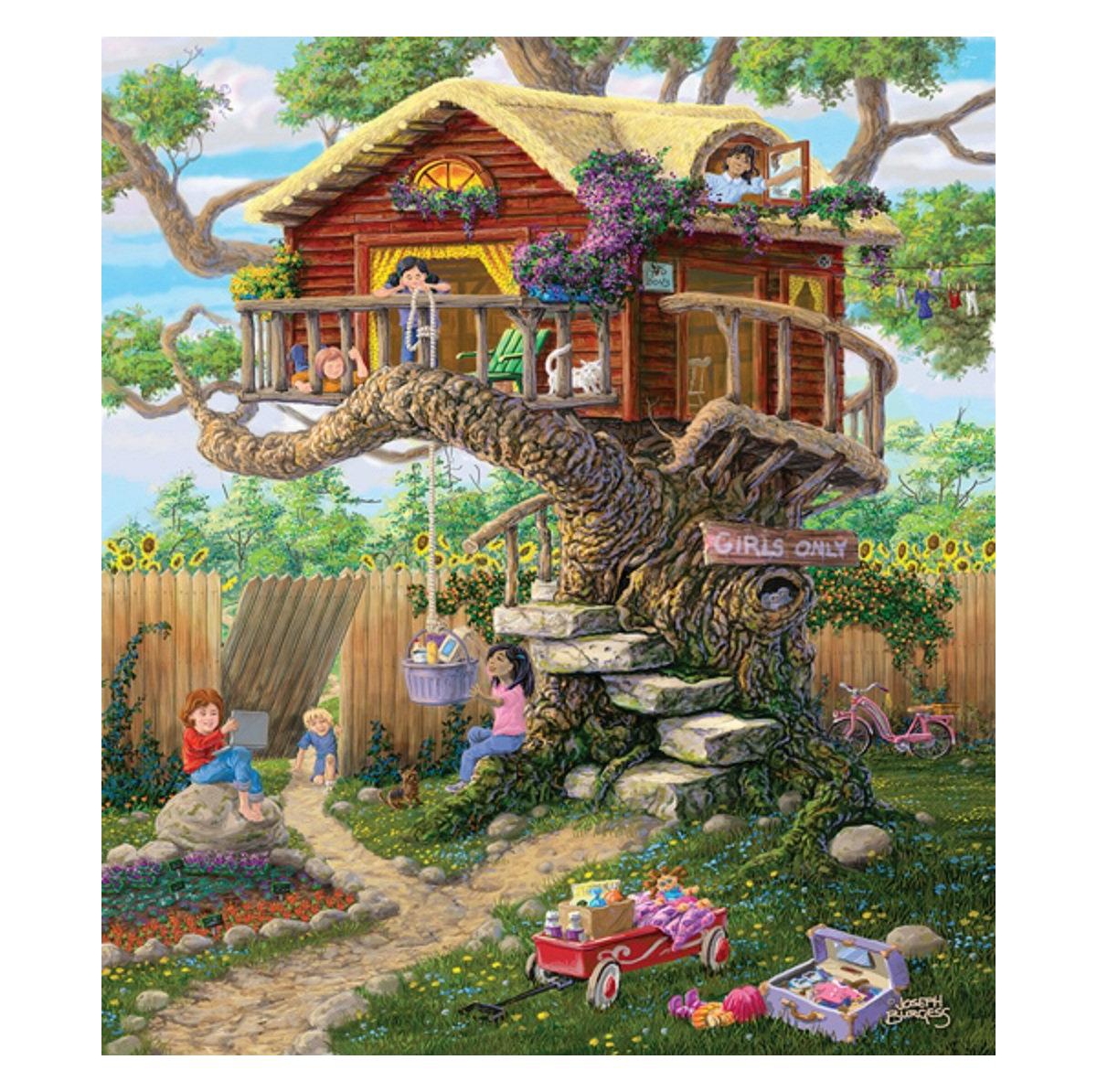 Girls Clubhouse 300 piece Jigsaw Puzzle for Adults