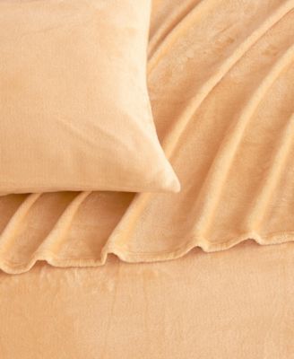 Ultra Soft & Cozy Velvet Plush Fleece Printed Sheet Set