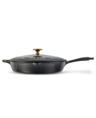 Bestow Enameled Cast Iron 12" Skillet with Lid