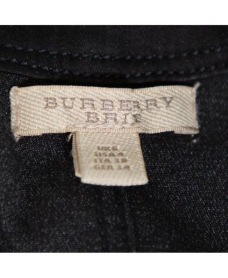 Brit Black Denim Belted Zipper Front Short Dress