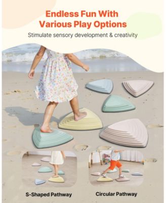 Balance Stepping Stones for Kids 6 PCS Non-Slip Design