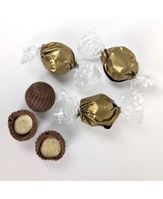 Holiday Wreath Dubai Chocolate Truffles Gift Tin, 42 Truffles