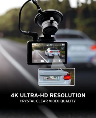 4K Dual Dashcam System with Front &amp; Rear Cameras