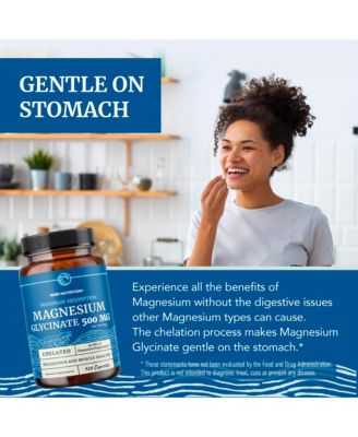 Magnesium Bisglycinate (500mg) Capsules, 120ct