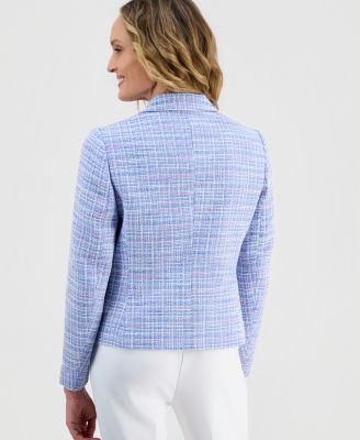 Women's Tweed One-Button Jacket